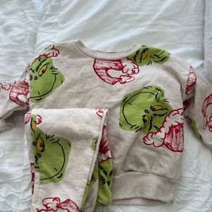 Grinch Kids Matching Set - Green and Red